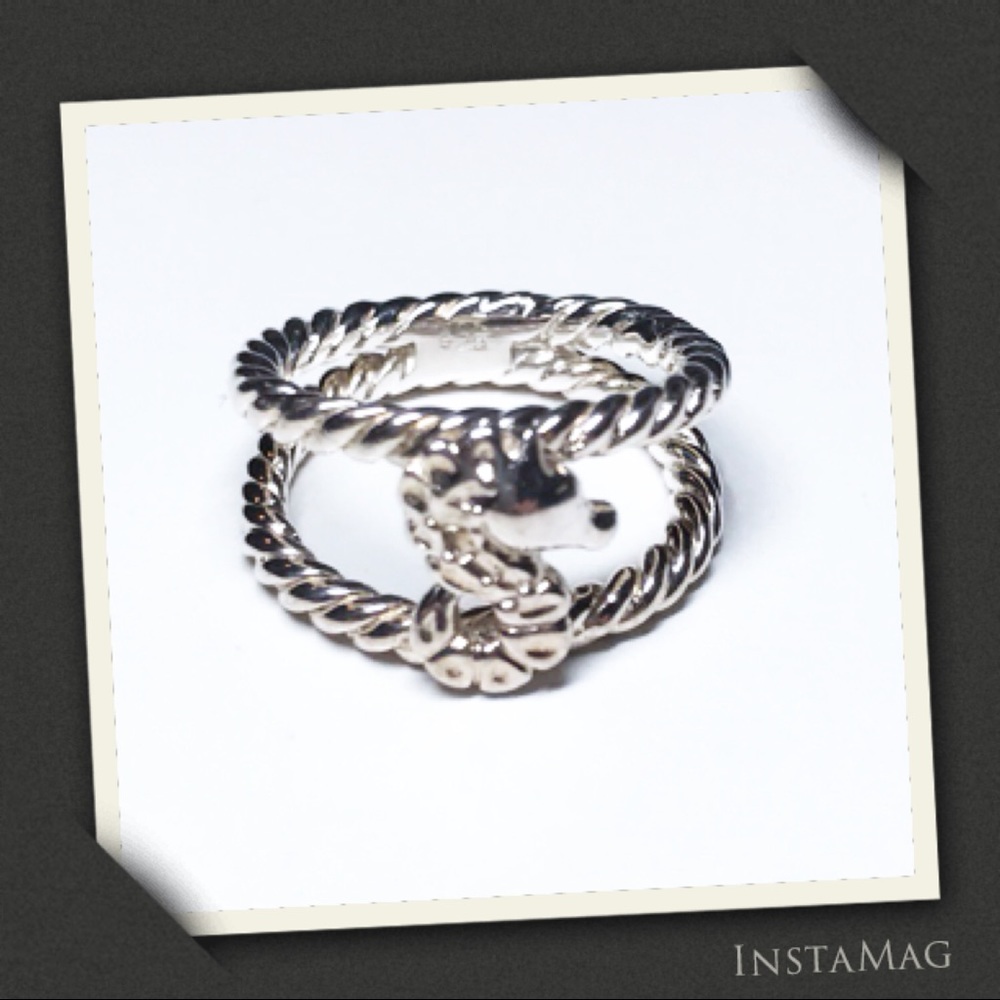 CUSTOM MADE Sterling Silver Seahorse Ring